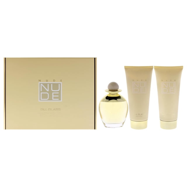 Set de regalo Perfume Bill Blass Nude Eau de Parfum, 100 ml, 3 piezas
