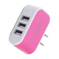 thumbnail image 2 of Candy Color 3 USB Multi-Port Wall Charger US Plug Wall Adapter Cube Block AC 110-220V 5V, 2 of 3