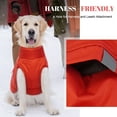thumbnail image 4 of DENTRUN Windproof Dog Winter Jacket, Fleece Lined Dog Vest for Cold Weather, Reflective Extra Warm Dog Coat with Leash Hole, Dog Winter Outfit for Medium Large Dogs, 4 of 7