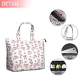 thumbnail image 2 of White Cow Milk Strawberry Pattern Travel Tote Bags for Women Carry On,Large Weekender Bags for Women Travel,Multi Functional Duffle Bag for Work,Shopping,Sports, 2 of 5
