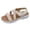 2Beige, variant on Beach Sandals for Women Comfy Casual Arch Support Elastic Strap Walking Shoes Lightweight Summer Flat Athletic Shoes Beige Size 8