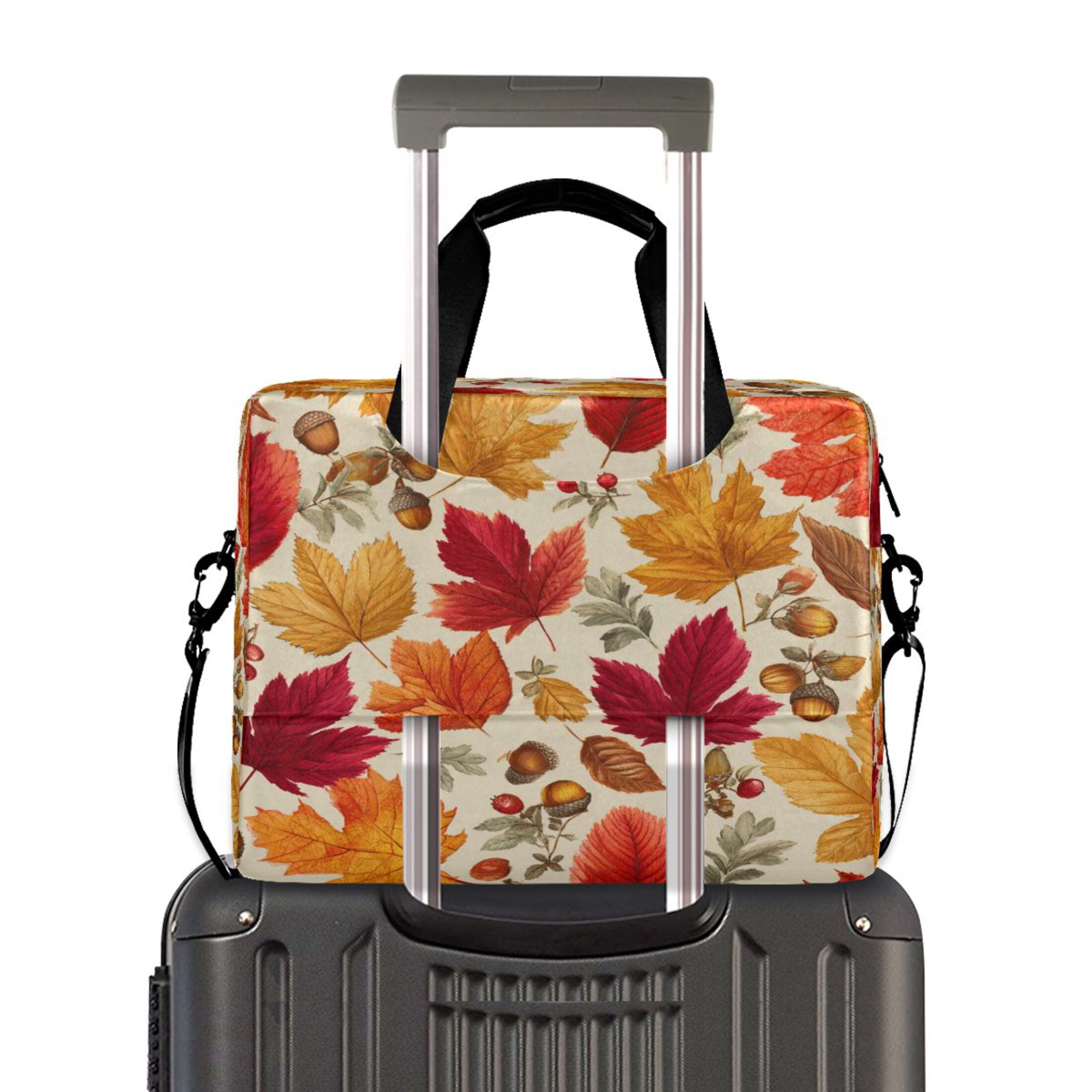 Laptop Bag Laptop Briefcase 15.7 x 3 x 11.8 Inches Laptop Bag Briefcases Laptop Storage Travel Laptop Bag Work Laptop Bag Yellow Leaves