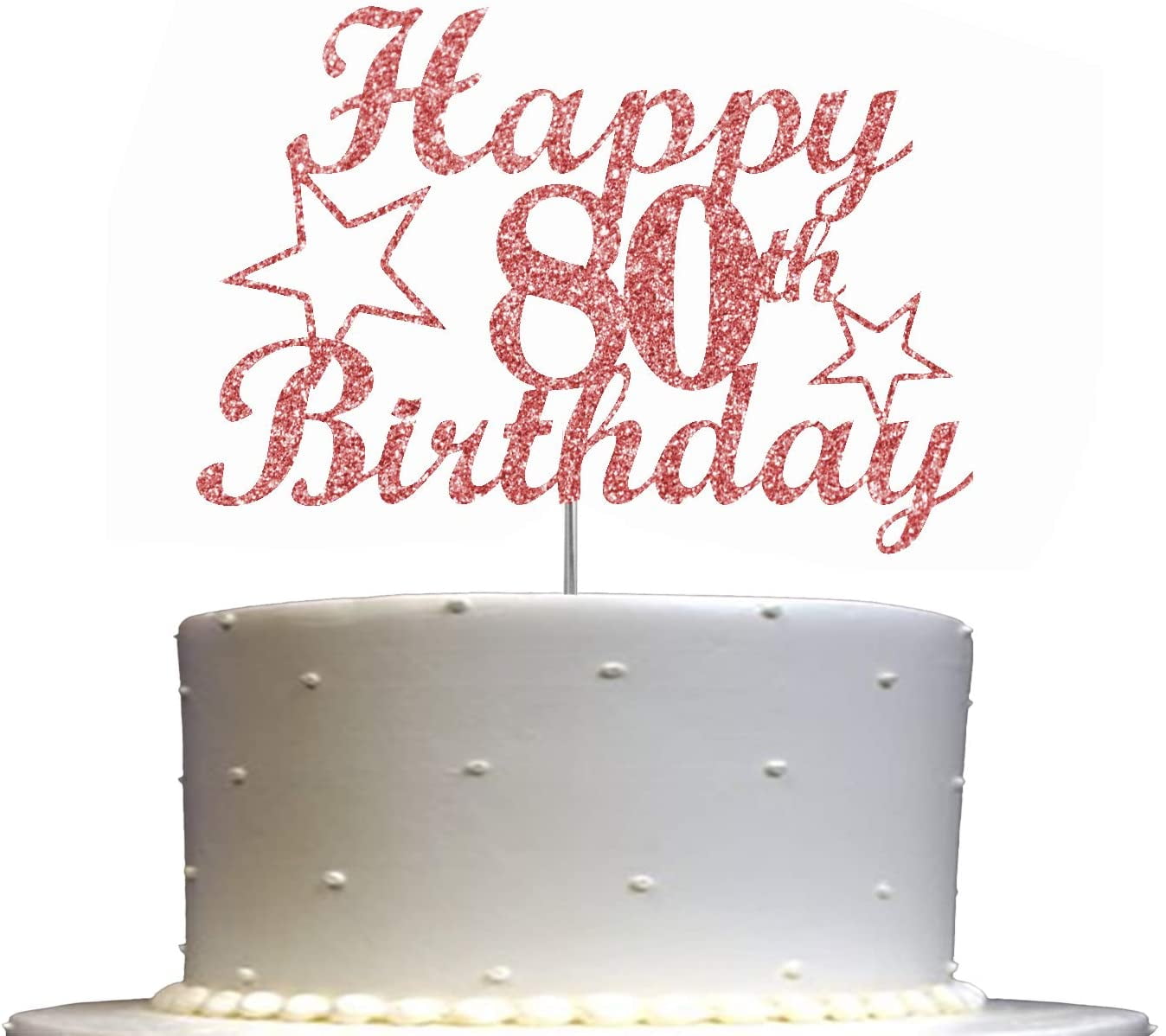 80th Birthday Card - 80 Milestone Cake | The Nonsense Maker