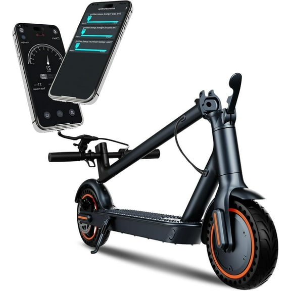 HILLVIGO Foldable Electric Scooter for Adults, 500W Peak Motor, 8.5" Flat-Free Tires,19 MPH & 20 Miles Range E Scooter for Adults with Double Braking System and App Control