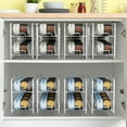 thumbnail image 2 of Hopper Stackable Can Organizer for Pantry  Can Organizer Storage Rack  4 Pack Can Food Organizer  Beverage Storage Holder for Refrigerator  Cabinet Can Dispenser for Pantry, 2 of 9