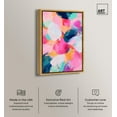 thumbnail image 2 of Peony Burst Vision Canvas Modern Color Abstract by Art Remedy, Gold Frame, 30" x 45", 2 of 7