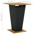 thumbnail image 4 of vidaXL 5 Piece Garden Bar Set with Cushions Poly Rattan Black, 4 of 5