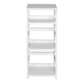 thumbnail image 3 of Regency Flip Flop 34 in 3 Shelf High Folding, No Tools Assembly, Wood Bookcase- White, 3 of 7