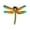Green, variant on Metal Blue Dragonfly Wall Decor, 8.8 Inch 3D Colorful Outdoor Wall Art for Fence Garden Yard Patio Display, Hanging Sculpture Decoration for Living Room Home, Garden Gift for Nature Lovers, 1 Pcs