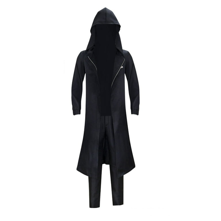 YOOZIO Black Solo Leveling Outfit Eren Yeager Cosplay Costume
