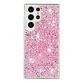 thumbnail image 4 of for Samsung Galaxy S24 Ultra Glitter Case, Cute Bling Sparkle Shiny Slim Soft Silicone Reflective Clear TPU Bumper Women Girls Shockproof Protective Phone Case for Samsung Galaxy S24 Ultra, Pink, 4 of 6