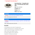 thumbnail image 2 of Front Brake Rotor - Compatible with 2005 - 2010 Mercedes-Benz SLK55 AMG 2006 2007 2008 2009, 2 of 2