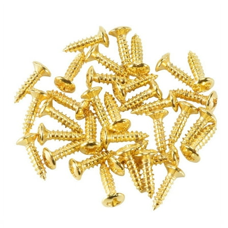 30pcs New Gold Pickguard Screws For Fender Strat/Tele Electric Guitar Bass