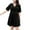 Black., variant on Akafmk Summer Dresses for Women Casual Dresses,Solid Color V-Neck Short Dress Short Sleeve Mini Dresses Loose A Line Beach Sundress
