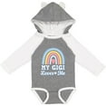 thumbnail image 3 of Inktastic My Gigi Loves Me Retro Rainbow Girls Long Sleeve Baby Bodysuit, 3 of 5