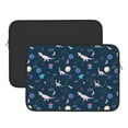 thumbnail image 2 of Pofeuu Space Dinosaur Print Laptop Carrying Case,13-15-Inch Laptop and Tablet, Sleek Design, Durable and Water-Repellent Fabric, Business Casual or School-15 inch, 2 of 8