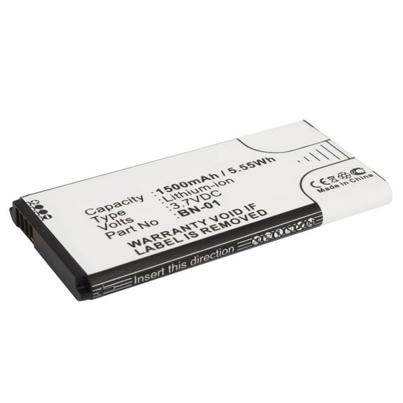 Batteries N Accessories BNA-WB-L3482 Cell Phone Battery - Li-Ion, 3.7V, 1500 mAh, Ultra High Capacity Battery - Replacement for Nokia BN-01 Battery