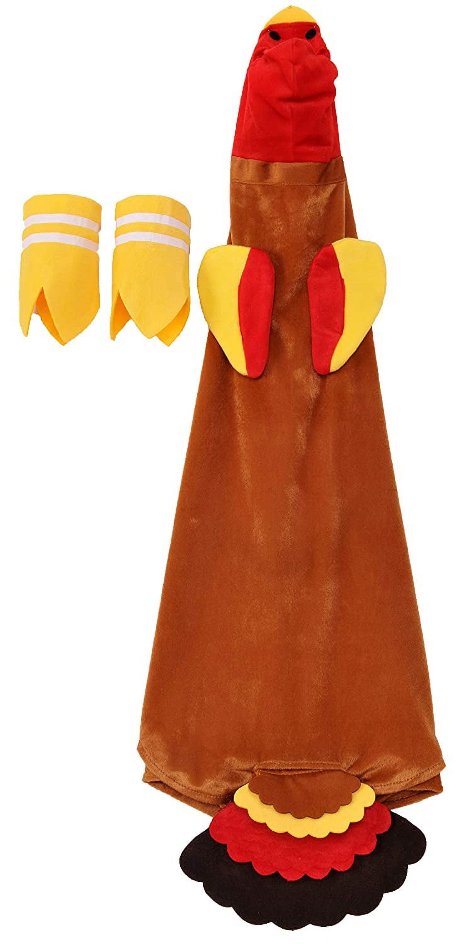 Large dog turkey top costume