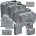 thumbnail image 2 of 10 Set Packing Cubes For Suitcase, Lightweight Various Sizes Luggage Packing Organizers With Laundry Bag, Foldable Compression Travel Carry On Storage, 2 of 5