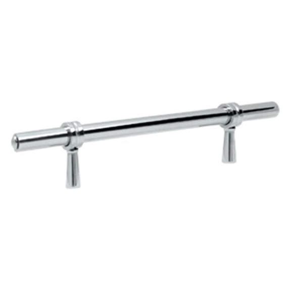 6.5 in. Adjustable Pull- Bright Chrome - Solid