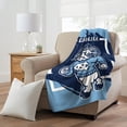 thumbnail image 3 of The Northwest Group  North Carolina Tar Heels 46" x 60" Dimensional Micro Raschel Plush Throw Blanket, 3 of 5