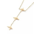 thumbnail image 2 of EOEMY Heartbeat Stainless Steel Set Pendant Necklace Earrings Lobster 20" Z788-Default, 2 of 6