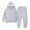 Gray, variant on Baby Sweatshirt Pullover 2Pcs Outfits Kids Sports Tracksuits Long Sleeve Pullover Hoodies Sweatshirt and Sweatpants Fall Winter Suit Baby Girls' Tees Green 3-4T