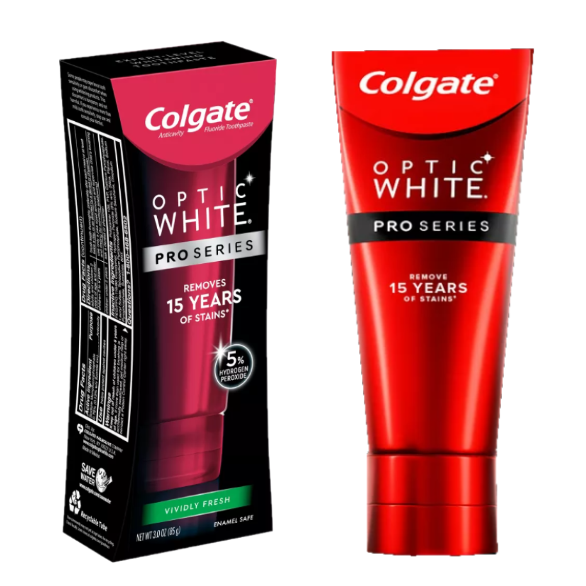 Colgate Optic White Pro Series Whitening Toothpaste with 5 Hydrogen