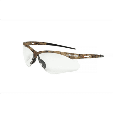 Jackson Safety Jackson Safety - Safety Glasses - SG Series - Clear Lens - Camo Frame - STA-CLEAR Anti-Fog - Indoor