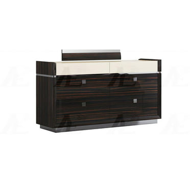 70 Inch 8 Drawer Wood Dresser With Bar, 70 Inch Dresser