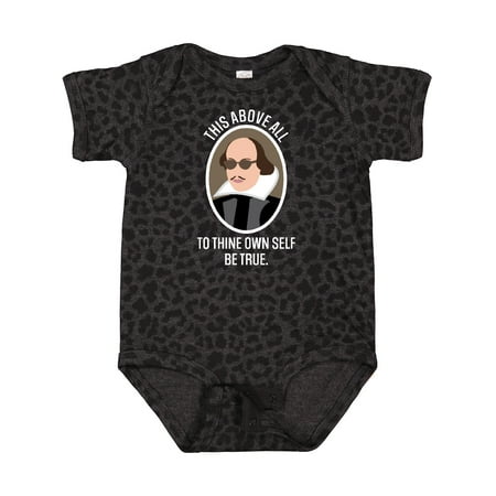 

Inktastic To Thine Own Self Be True Shakespeare Gift Baby Boy or Baby Girl Bodysuit
