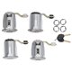 thumbnail image 5 of Cilindro de barril de cerradura de puerta, 4 Uds., con 2 llaves, 252522, apto para Citroen Berlingo/Xsara/Xsara Picasso, 5 of 14