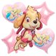 thumbnail image 1 of Vajilla desechable de la patrulla canina rosa para niños, juguete de látex, papel de aluminio, decoración de globos, regalo de cumpleaños, 1 of 4