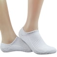 thumbnail image 2 of Calcetines náuticos con fondo de toalla, calcetines deportivos con lazo, calcetines cortos invisibles para hombre, calcetines de algodón grueso, calcetines bajos tipo corsé para mujer, 2 of 3