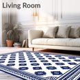 thumbnail image 2 of ODIKA 8x10 Machine Washable Non-Slip Area Rug, Eclectic Bazaar Mosaic Tile Inspiration Ultra Soft Rug, None, 567907, 2 of 7
