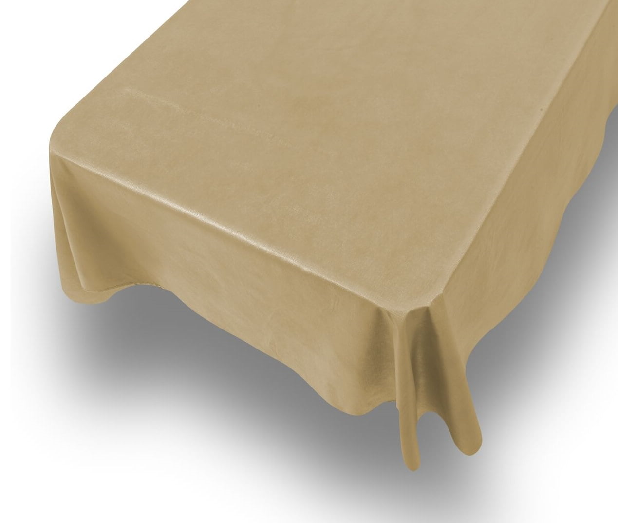 Royal Bath Solid Color Vinyl Tablecloth With Polyester Flannel Backing