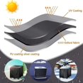 thumbnail image 4 of IBC Water Tank Cover 1000L Container Cover Water Tank Rainproof with Zipper Windproof Anti-UV 420D Tear Resistant, 4 of 4