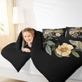 thumbnail image 4 of jejeloiu Cute Dragonfly Twin Comforter Sets,Kawaii Flower Floral Bedding Set For Girls Kids Reversible 2pcs, 4 of 8