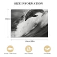 thumbnail image 2 of COMIO  Dolphin Wall Art Grey Blue Ocean Sea Animal Picture Bathroom Decor Marine Painting Prints on Canvas Framed Home Child Bedroom Bathroom Wall Decoration, 2 of 5