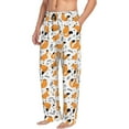 thumbnail image 3 of Mens Pajama Pants - Soft Sleep & Lounge Pants for Men, Cartoon Fox Print Cuteness Casual PJ Bottoms Pants with Pockets, 3 of 5