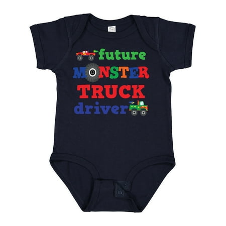 

Inktastic Monster Truck Future Driver Gift Baby Boy Bodysuit