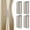 4pcs, variant on 8PCS Curtain Magnets Closure Magnetic Curtain Tiebacks, Strong Magnetic Blackout Curtain Holdbacks No Drill Easy Install Decorative Magnetic Curtain Clips, Fasteners for Home Office Bedroom Drapes