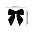 thumbnail image 2 of INSPIRE CHIC Women's Velvet Brooch Vintage Bow Pre-Tied Pin Bow Tie One Size Black, 2 of 5