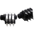 thumbnail image 2 of Mxfans 10pieces 6 Pin 1/4" Stereo Audio PCB Panel Mount Headphone Socket Female, 2 of 5