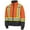 Orange, variant on Pioneer High Visibility Reflective Insulated Freezer Jacket - Hi Vis Mens Work Jacket - Quilted Gusseted Action Back  Yellow/Green