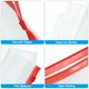 thumbnail image 3 of Uxcell A4 Binder Pocket, 15 Pack PVC Letter Size Zipper 3 Holes Binder Pouch for 3-Ring Notebook Binder, Red, 3 of 5