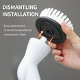 thumbnail image 4 of Electric Cleaning Scrubbers - High Speeds Shower Scrubbers Power Cleaning Brush with 6 Replaceable Brush Heads & Adjust Extension Handle for Bathroom Floor Tile Wall Car Family Cleaning Brush, 4 of 7