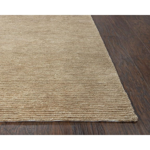 Alora Decor Luna 8'6"x11'6" Solid/Tone on Tone Beige/Beige Hand-Tufted Area Rug