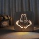 thumbnail image 1 of Led Wooden Carving Night Light Usb Power Creative Pattern T1865w, 1 of 4