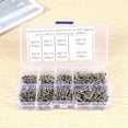 thumbnail image 4 of 800Pcs Stainless Steel Self Tapping Screw Assortment Kit Lock Nut Wood Thread Nail Screw Sets M2, 4 of 5